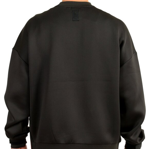Scuderia Ferrari X Puma Men's Black Logo Print Crewneck Sweatshirt US 2XL IT 56 - Picture 3 of 5